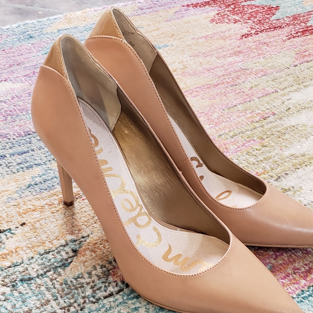 Sam Edelman nude high heels size 8